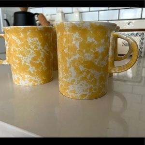 Five Bennington Potters mugs Morning Glory